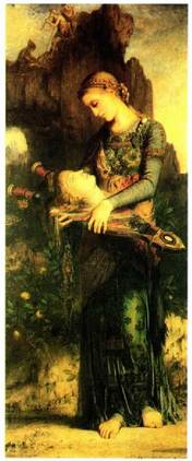 � Orfeo�, Gustave Moreauren koadroa, XIXX mendekoa.<br><br>